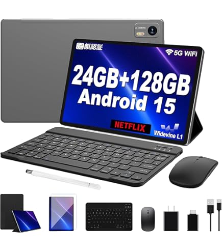 Amazon.co.jp: 【Android15 タブレット 10インチ Wi-Fiモデル】T80